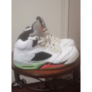 Nike Air Jordan 5 Retro Poison Green 136027-115 Men’s Size 9